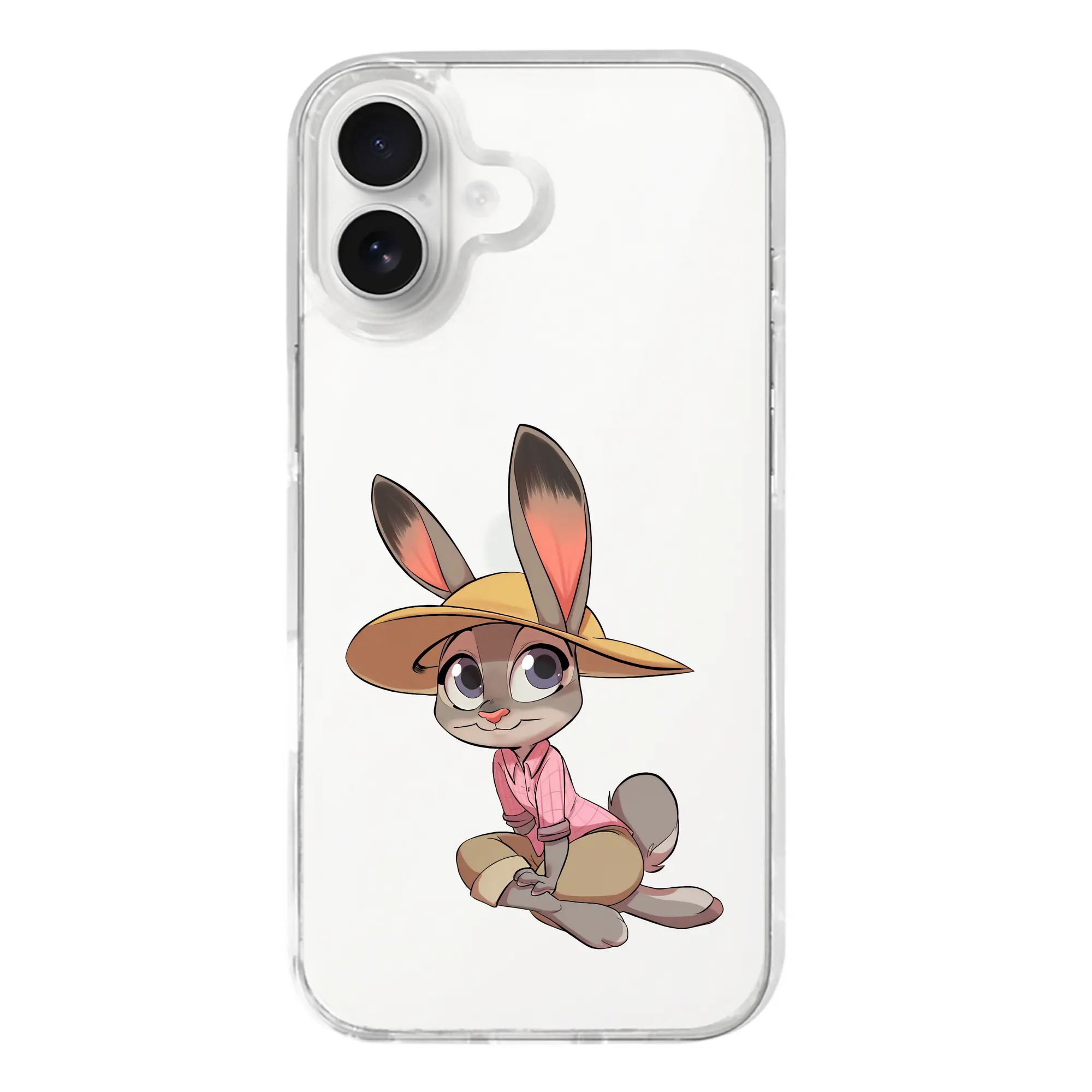 ズートピア グッズ,ジュディ・ホップス - iPhone 17シリーズ 透明スマホケース – 薄型・耐衝撃・精密フィット保護カバー